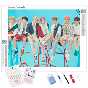 BTS Stars Charm | Diamond Painting