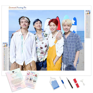 BTS Beachside | Diamond Painting