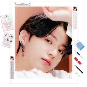 BTS Jungkook Portrait | Diamond Painting