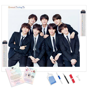 BTS in Suits | Diamond Painting