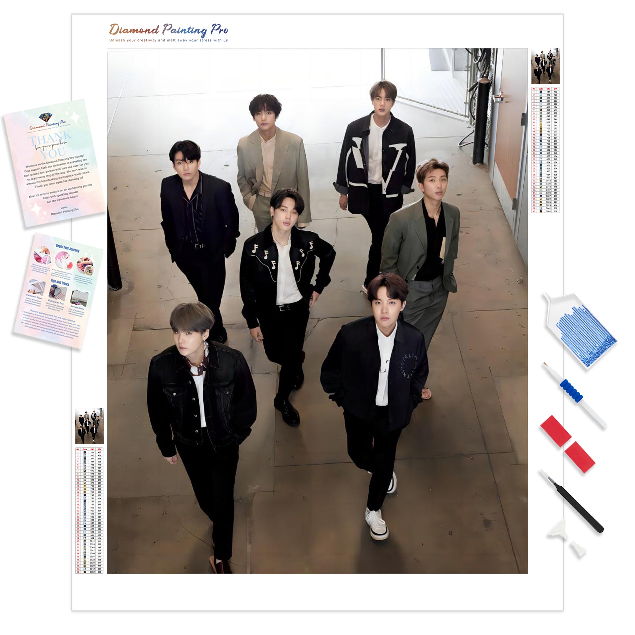 Diamond Bts BTS Forever Diamond Painting | Full Drill Diamond Art – Diamond ...