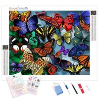 Colorful Butterflies | Diamond Painting