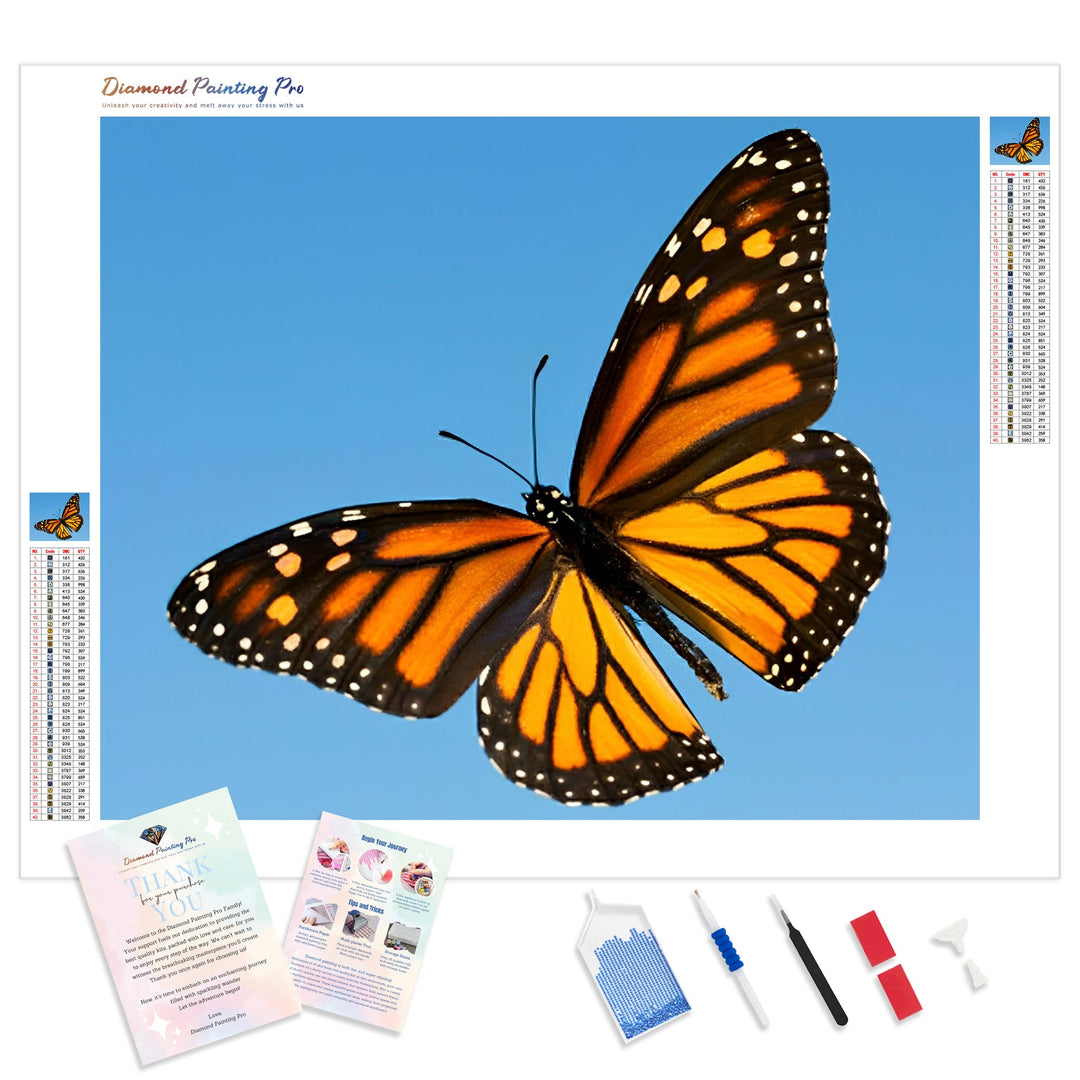 Monarch Butterfly | Diamond Painting