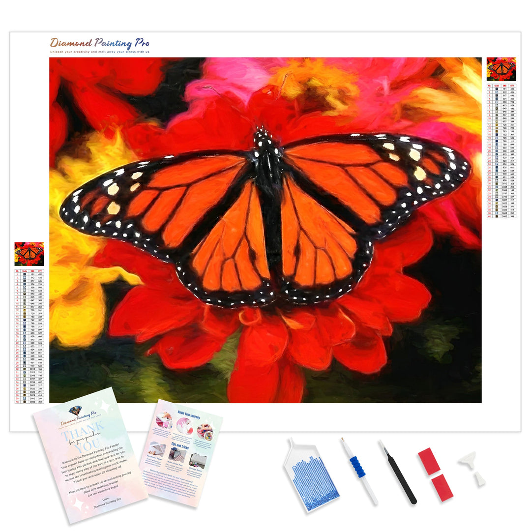 Monarch Butterfly | Diamond Painting