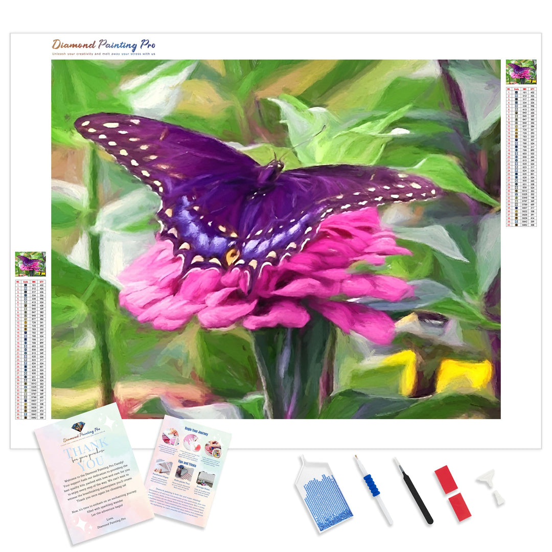 Purple Butterfly | Diamond Painting