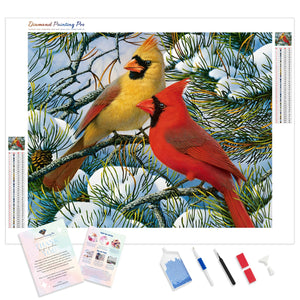 Cardinal Winter | Diamond Painting