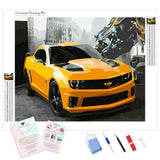 Chevrolet Camaro Bumblebee | Diamond Painting Kit - Full Drill - Square or Round Diamonds with AB Drills Option