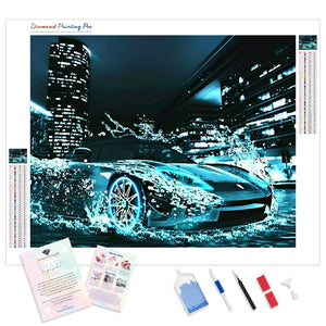 Lightning Fast Super Car | Diamond Painting