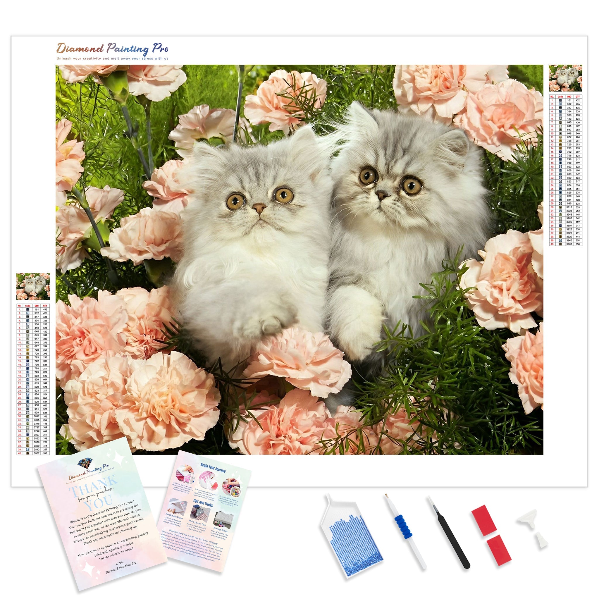 Persian Cats Diamond Painting | Full Drill Diamond Art – Diamond ...