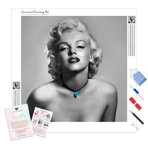 Marilyn Monroe Icon | Diamond Painting Kit - Full Drill - Square or Round Diamonds with AB Drills Option