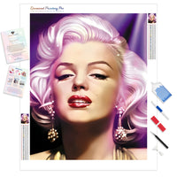 Marilyn Monroe Pink Hair | Diamond Painting