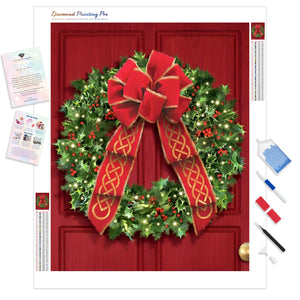 Christmas Wreath | Diamond Painting