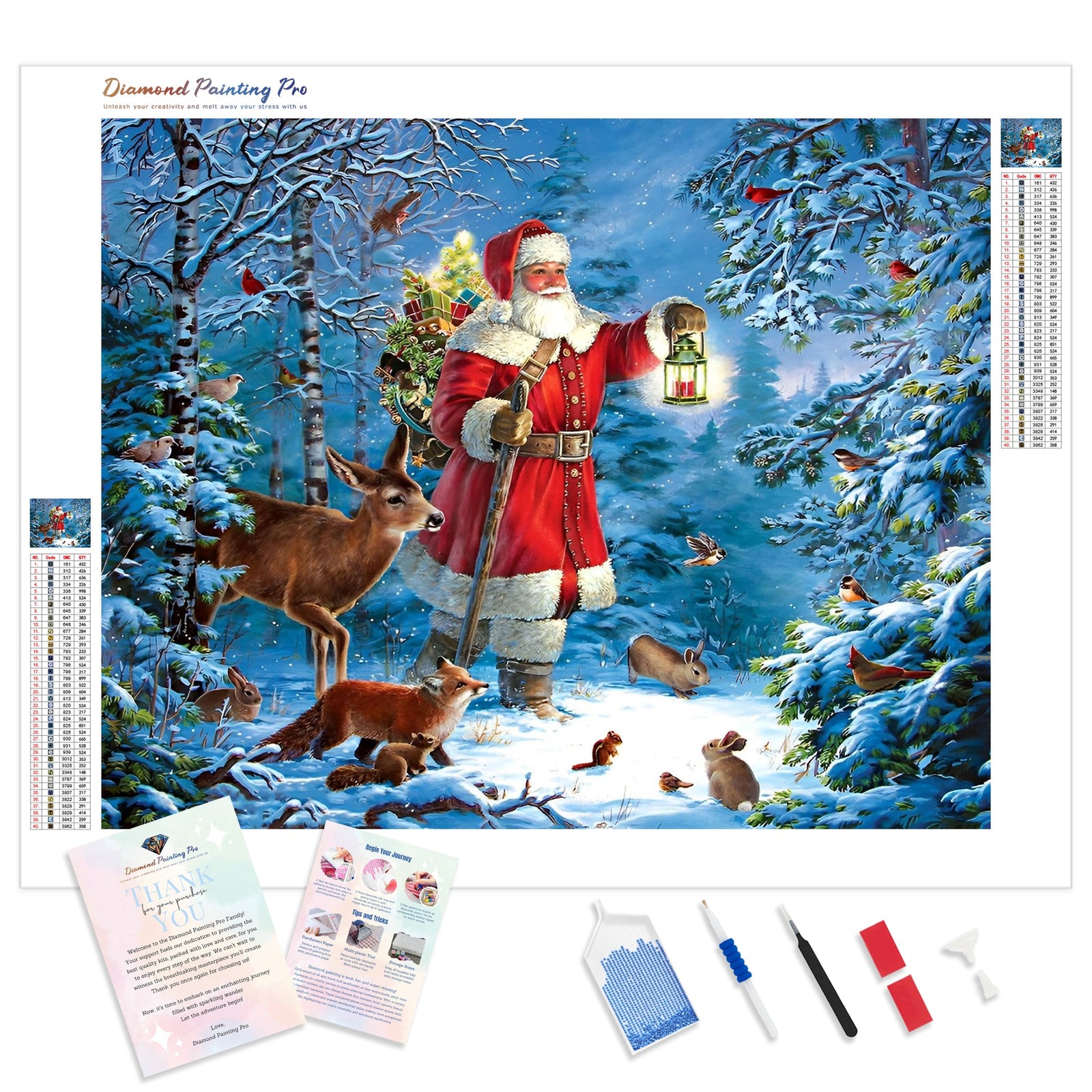 Christmas Voyage | Diamond Painting Kit - Full Drill - Square or Round Diamonds with AB Drills Option