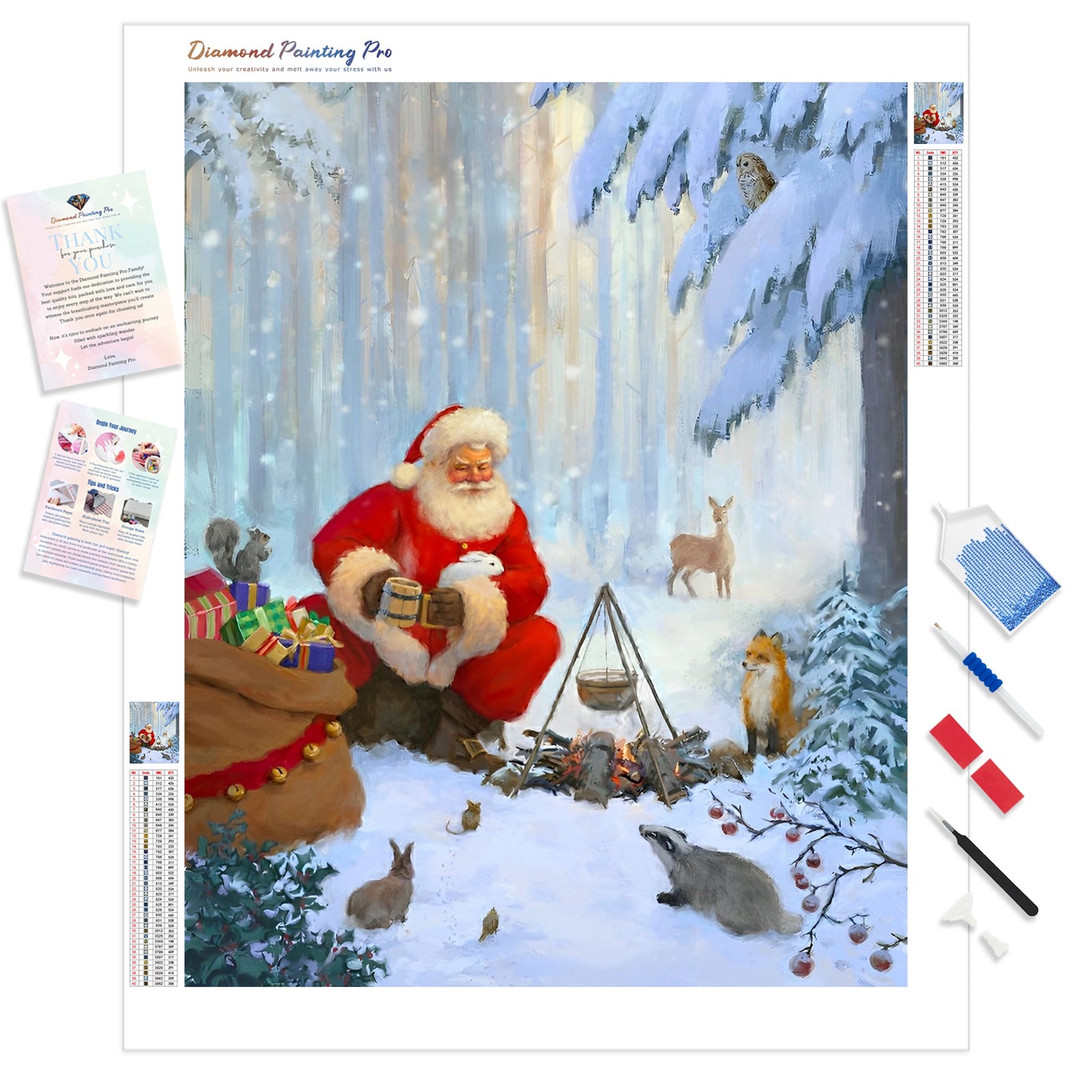 Christmas Stew | Diamond Painting Kit - Full Drill - Square or Round Diamonds with AB Drills Option