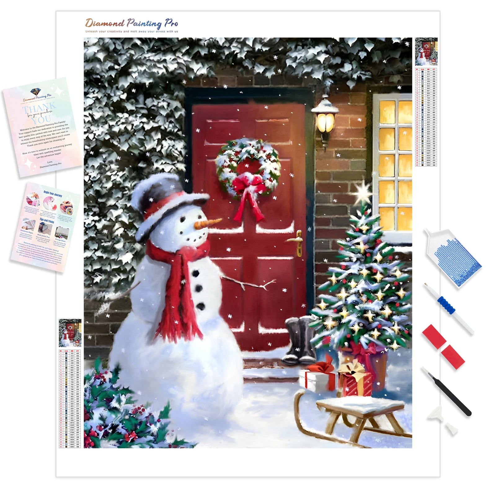 Christmas Morning | Diamond Painting Kit - Full Drill - Square or Round Diamonds with AB Drills Option