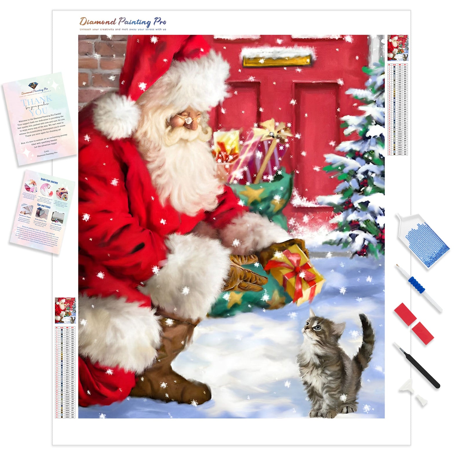 Christmas Gift for Everyone | Diamond Painting Kit - Full Drill - Square or Round Diamonds with AB Drills Option