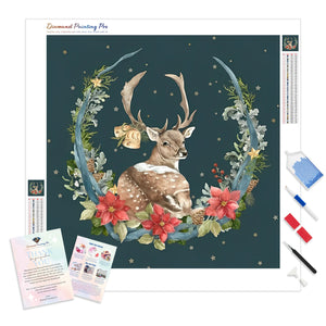 Christmas Deer | Diamond Painting