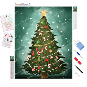 Christmas Tree Glow | Diamond Painting