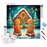 Gingerbread House Whimsy | Diamond Painting