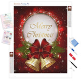 The Christmas Bell | Diamond Painting Kit - Full Drill - Square or Round Diamonds with AB Drills Option