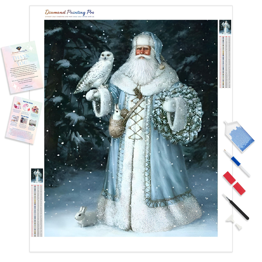 Santa Claus in the Snow | Diamond Painting