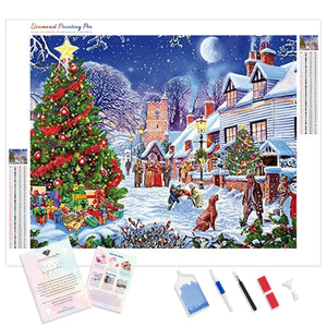 Christmas in the Town | Diamond Painting