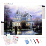 A Home for Christmas | Diamond Painting Kit - Full Drill - Square or Round Diamonds with AB Drills Option