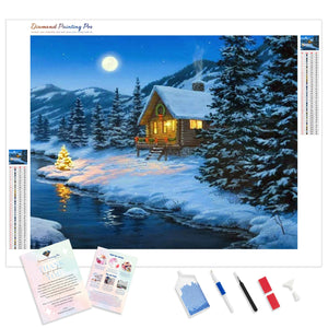 Christmas Cabin | Diamond Painting