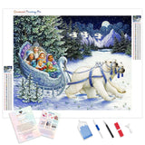 Great White Bear | Diamond Painting Kit - Full Drill - Square or Round Diamonds with AB Drills Option