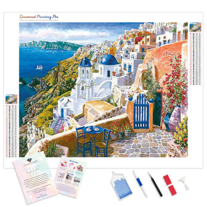 View from Santorin | Diamond Painting