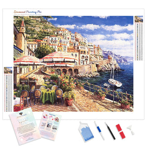 Amalfi Coast, Italy | Diamond Painting