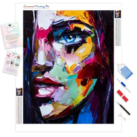 Amanda Portrait | Diamond Painting Kit - Full Drill - Square or Round Diamonds with AB Drills Option