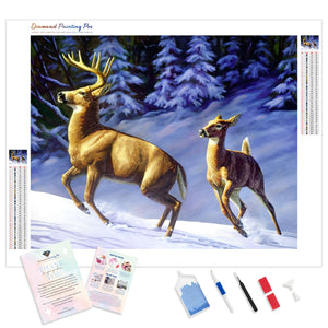 Running Deer | Diamond Painting