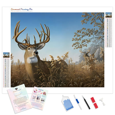 Deer Hunting Spirit | Diamond Painting Kit - Full Drill - Square or Round Diamonds with AB Drills Option