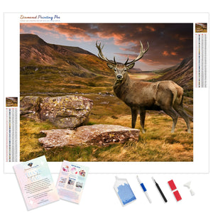 Mountain Deer | Diamond Painting