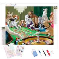 Gambling Dogs | Diamond Painting