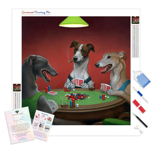 Three Dogs Poker Night | Diamond Painting