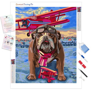 Pilot Dog | Diamond Painting