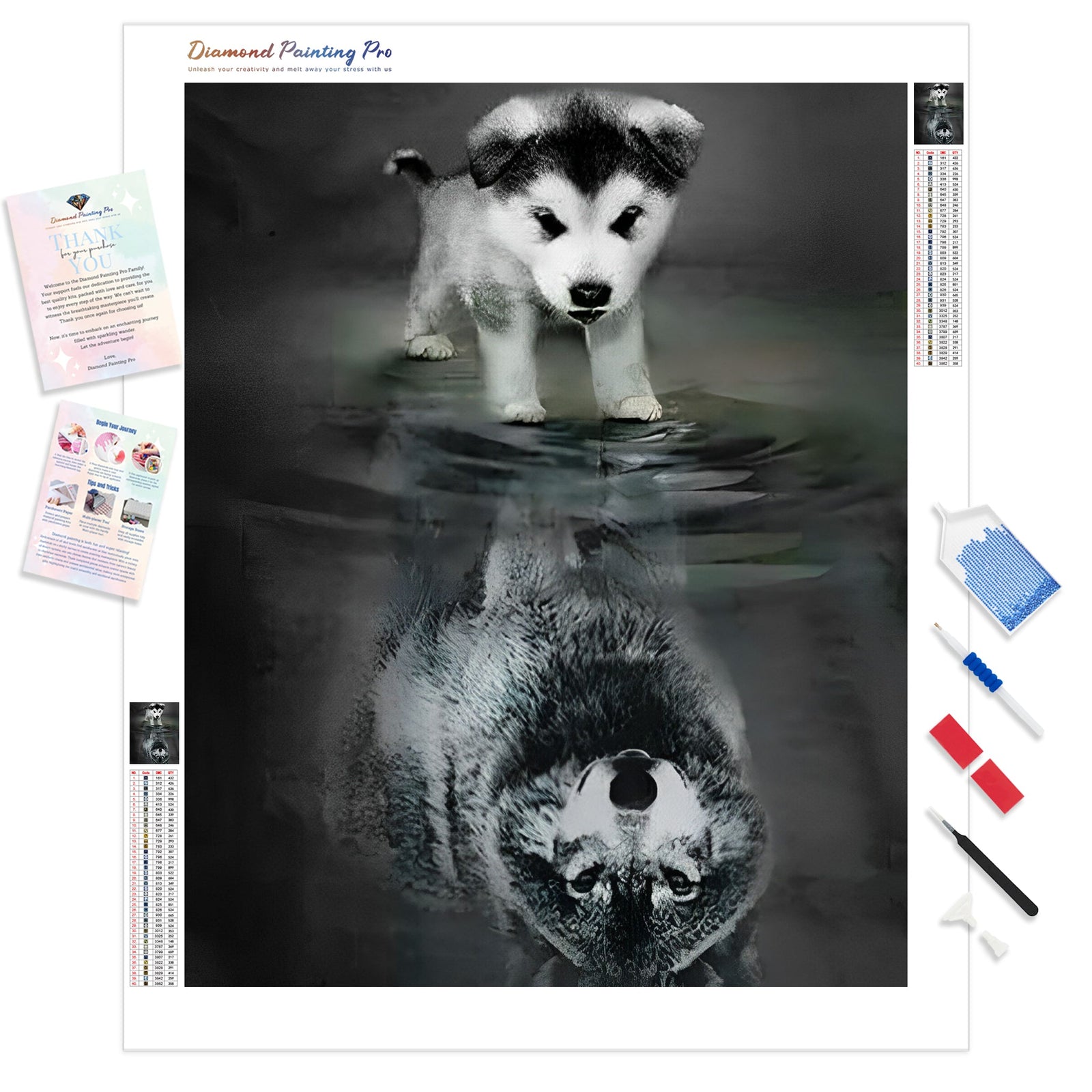 Dream Big | Diamond Painting Kit - Full Drill - Square or Round Diamonds with AB Drills Option