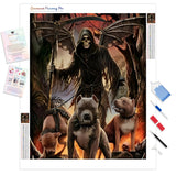 Pits of Hell | Diamond Painting Kit - Full Drill - Square or Round Diamonds with AB Drills Option