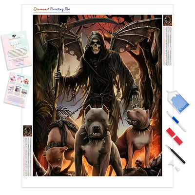 Pits of Hell | Diamond Painting Kit - Full Drill - Square or Round Diamonds with AB Drills Option