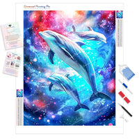 Cosmic Dolphin | Diamond Painting