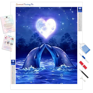 Dolphin Kiss | Diamond Painting