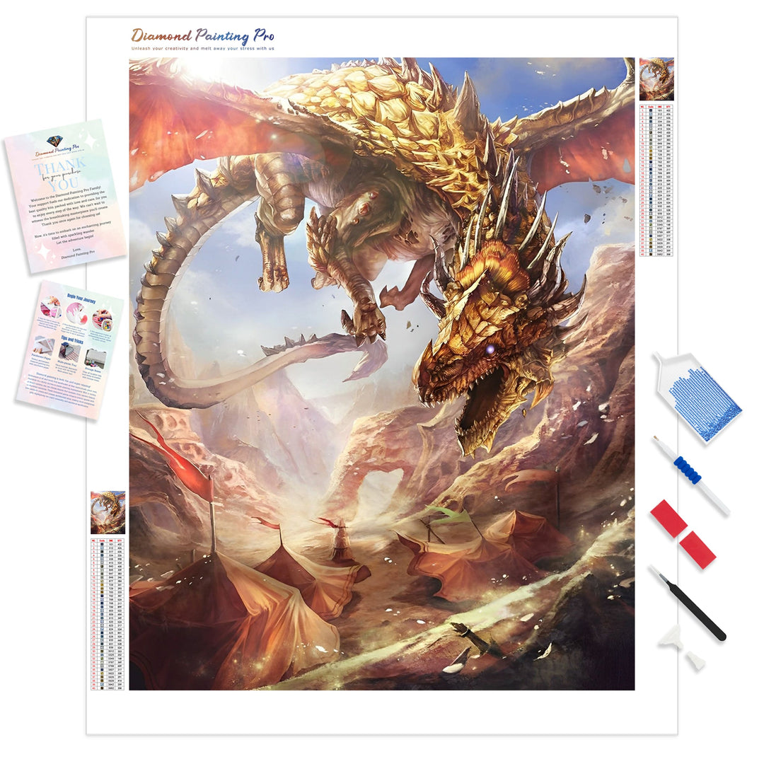 Attack of the Dragon | Diamond Painting