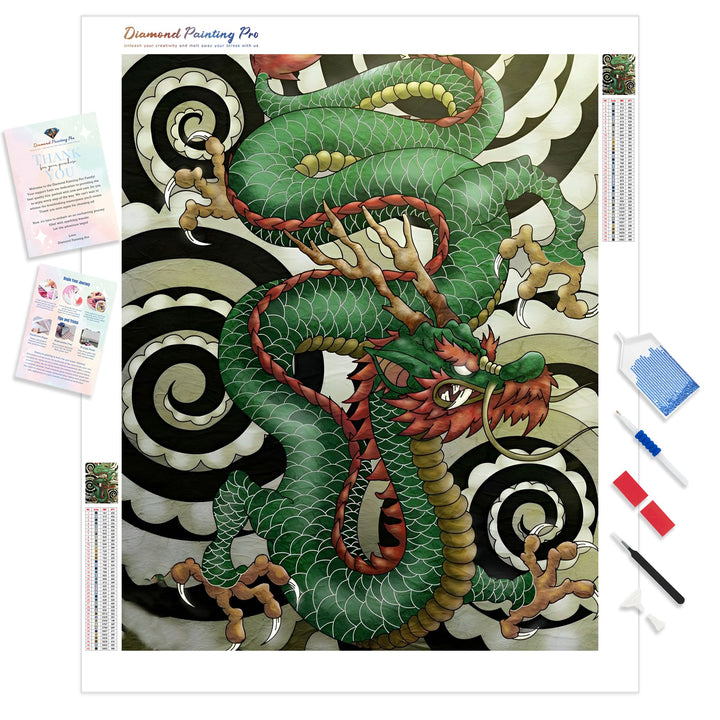 Chinese Snake Dragon | Diamond Painting