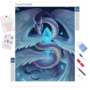 Cute Amphiptere Dragon | Diamond Painting