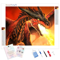 Fire Dragon King | Diamond Painting