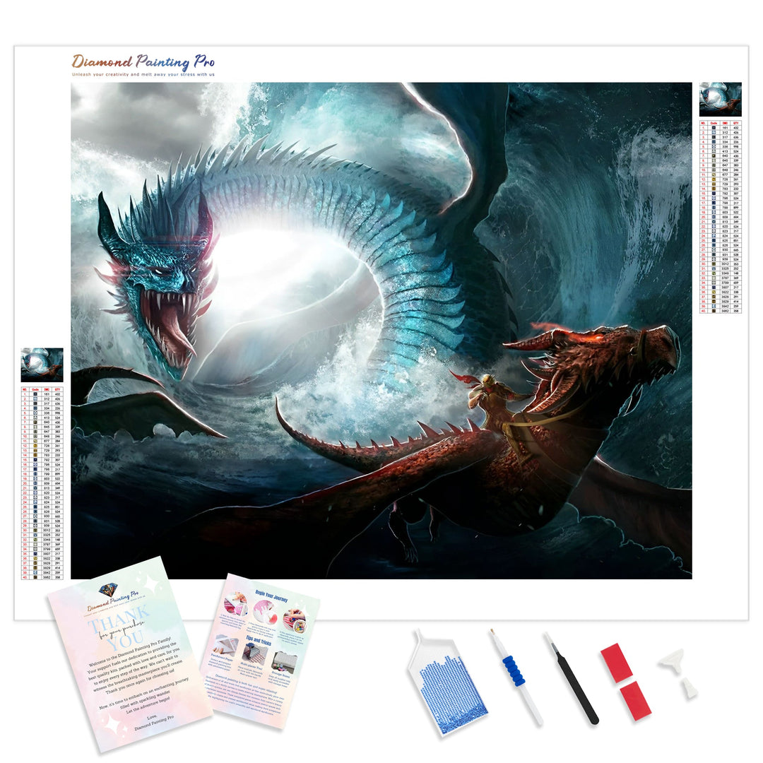 Flood Dragon | Diamond Painting