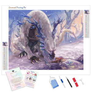 Ice Dragon Healing | Diamond Painting