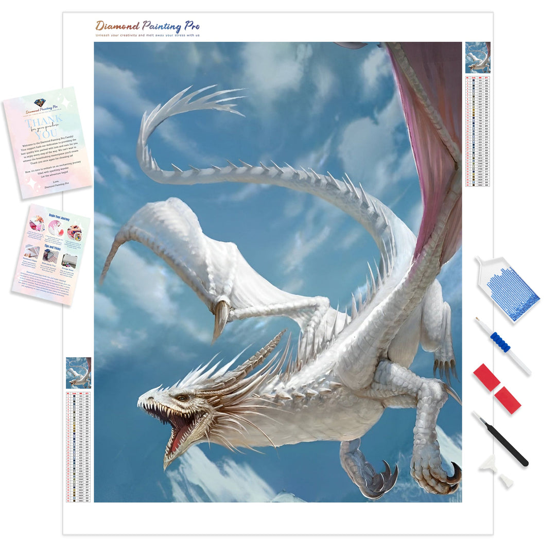 White Dragon | Diamond Painting